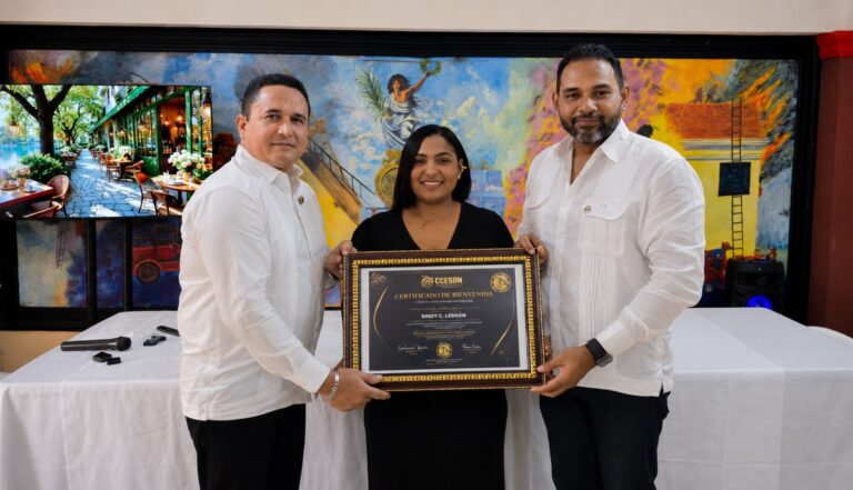 Sindy C. Lebrón se integra a la Cámara de Comercio Empresarial de Santo Domingo Norte